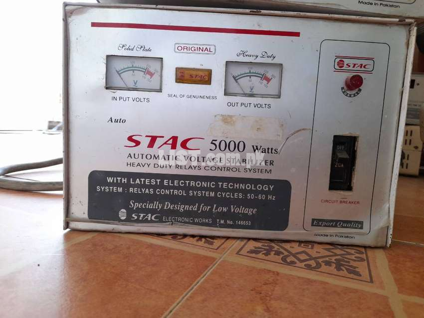 5000  watts Stabilizer almost New with delay Relay