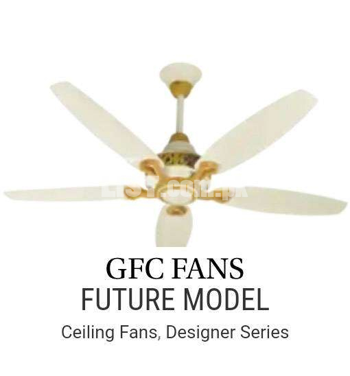 GFC FANS GLAMOUR MODEL OFFWHITE COLOR 5 Blades