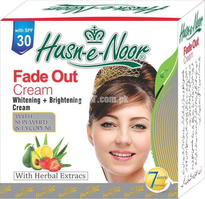Husn-e-Noor fade out cream (promotion)