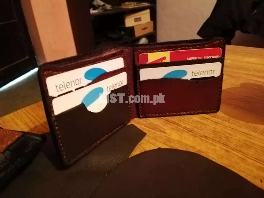 Original handmade leather wallet