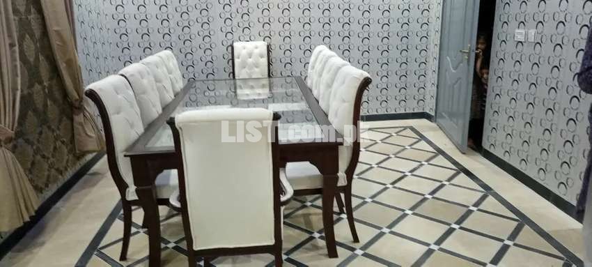 New stylish dining set for  ten chairs