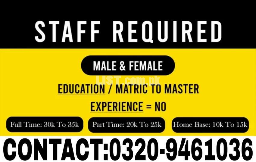 Opportunities for male and female