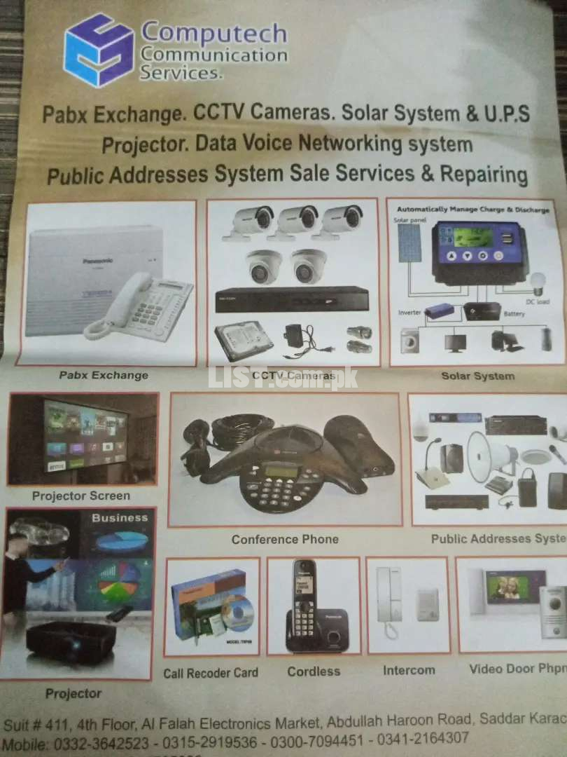 Computech communication services Required CCTV camera technician
