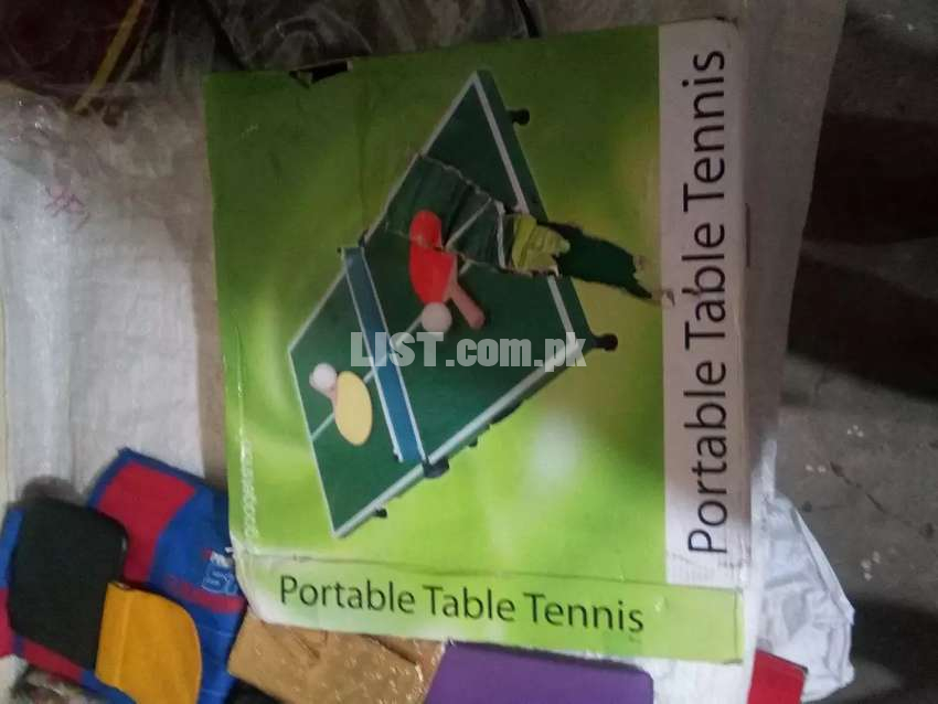 Portable table tennis