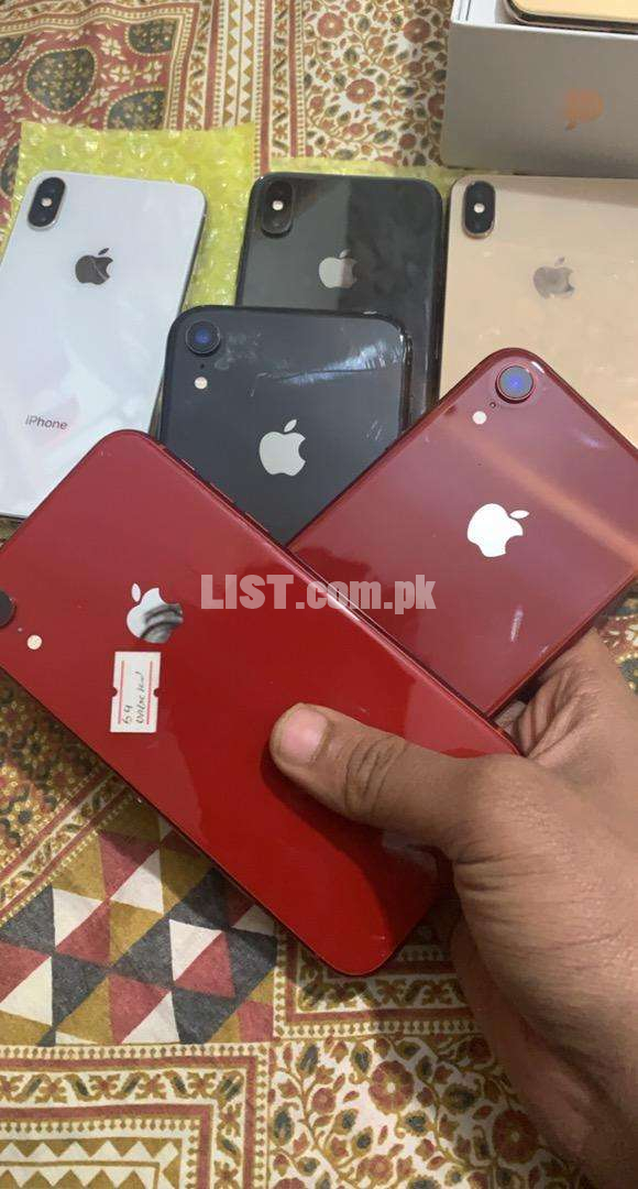 iphone X xr xs 64,256,512gb prices are fix