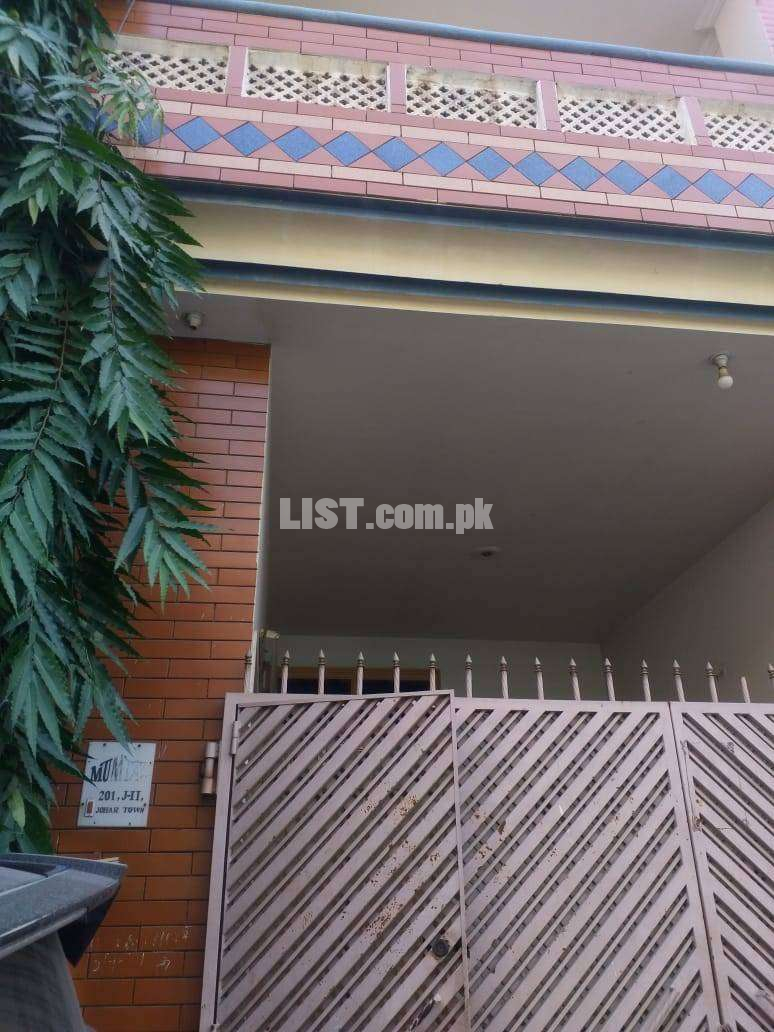 Five (5) Marla portion (Ground) for Rent Johar Town (Small Family)