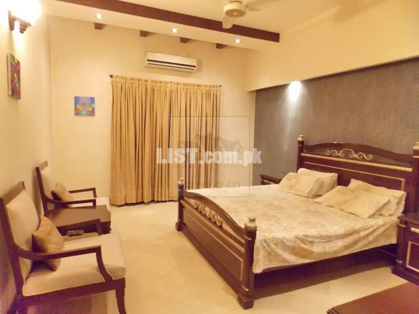 1 kanal Fully Furnished Upper portion For rent in DHA phase5 B  Block