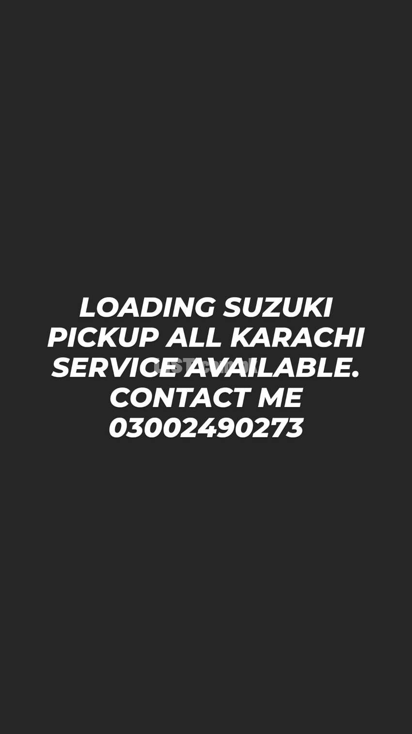 Suzuki pickup service