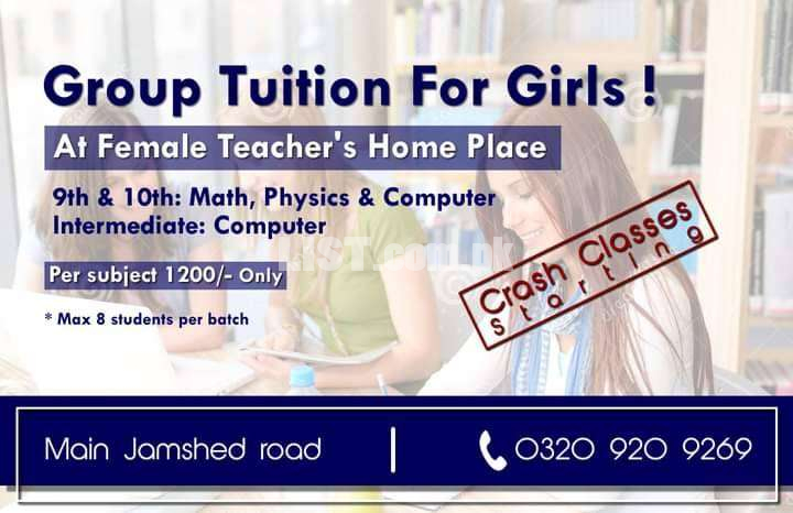 Group tuition for girls