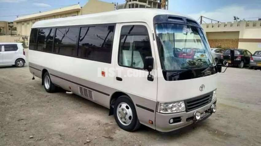 New model Coaster saloon 4c for rent/booking rent a coaster/car/bus