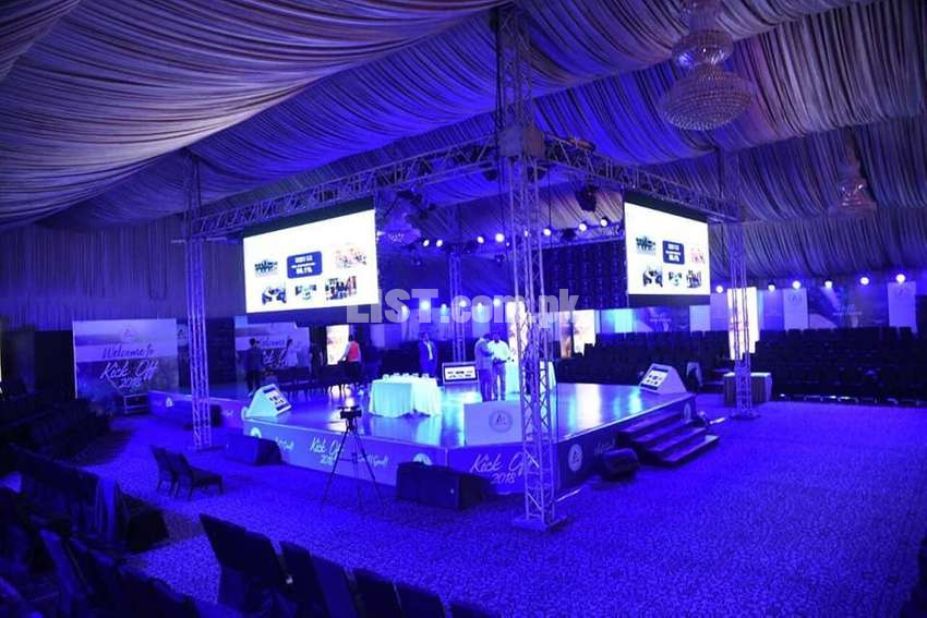 SMD Screens, Trusses, Dj Sound. Qawali Night, Live Concerts in Lahore