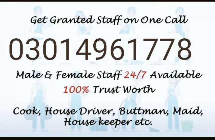 verified cook Drivers Maids Baby care helper couples available contact