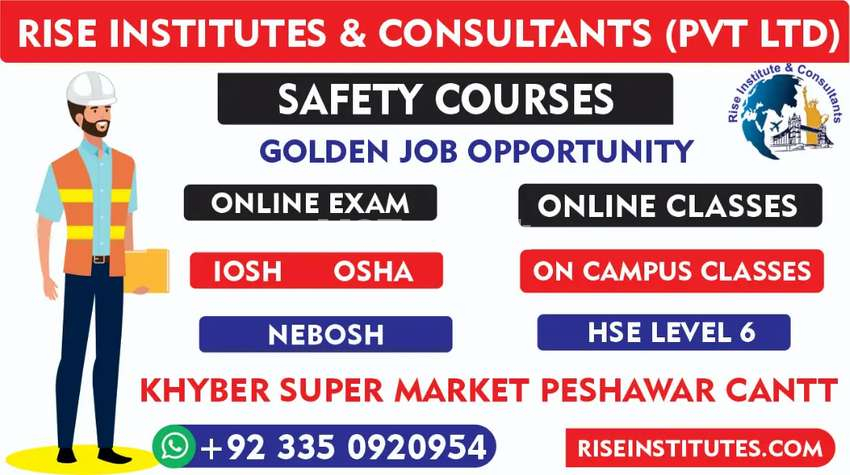 Safety Officer Courses On campus/online international training &