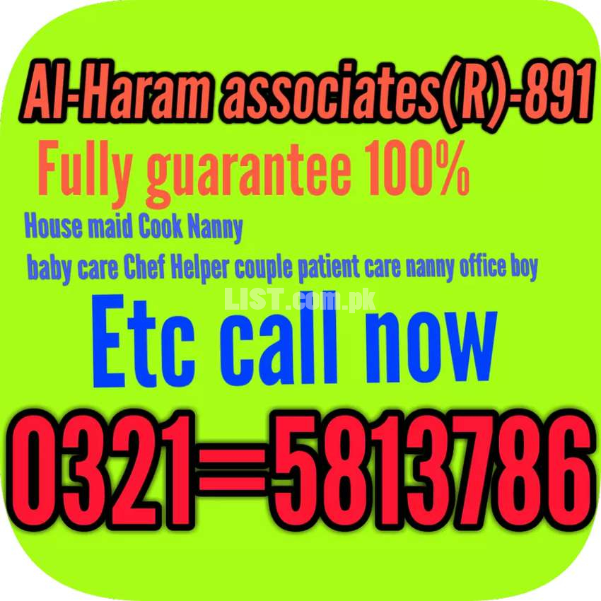 AL Haram (R) company we provide Domestic office services Etc