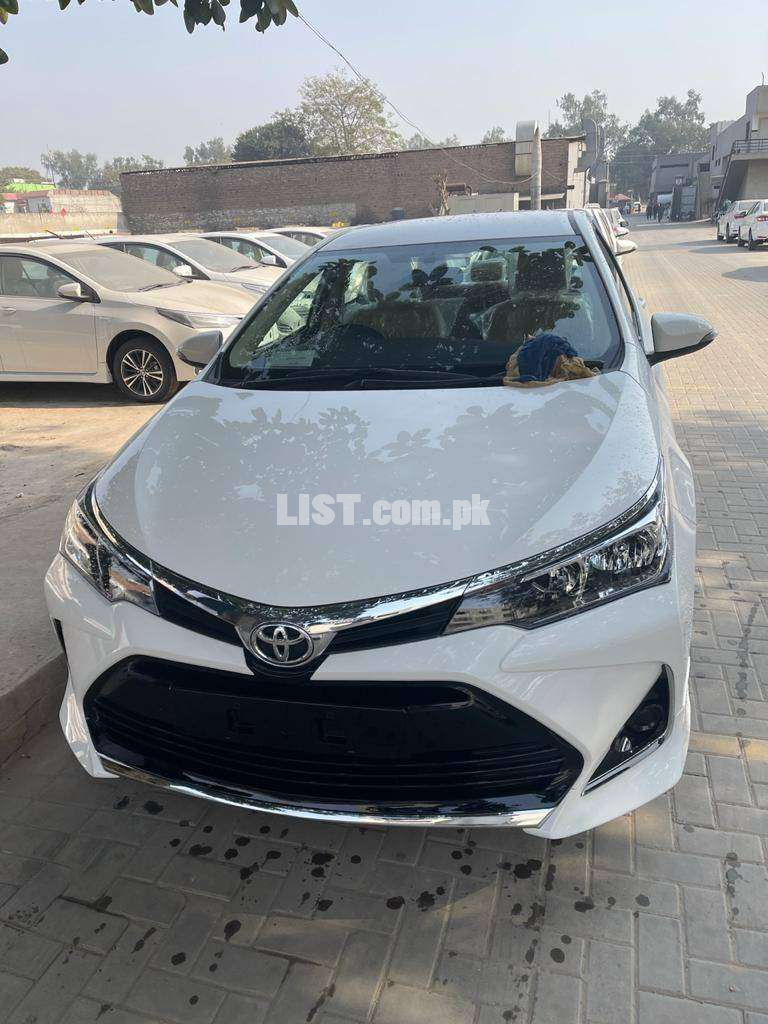 Toyota Altis X 1.6  New Shape and registered and withholding tax paid