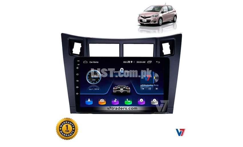 V7 Toyota Vitz 2006-12 10" Android LCD Touch Panel GPS navigation DVD