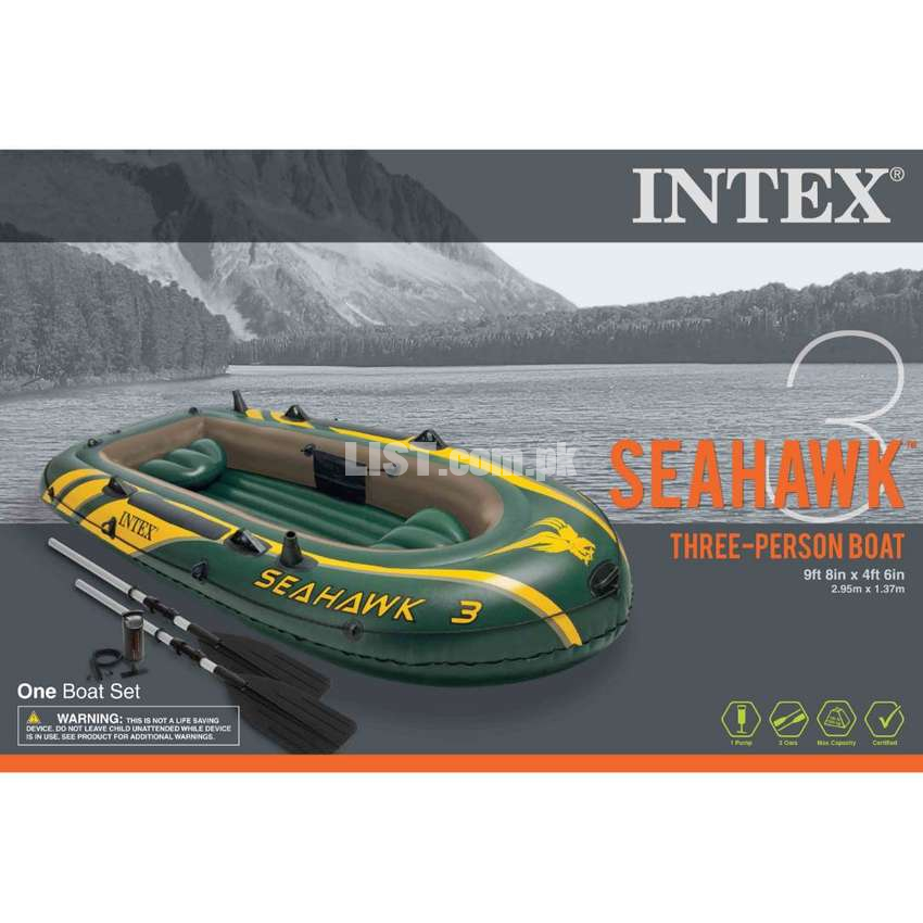 Boat Seahawk person 3 Set with pump and oars