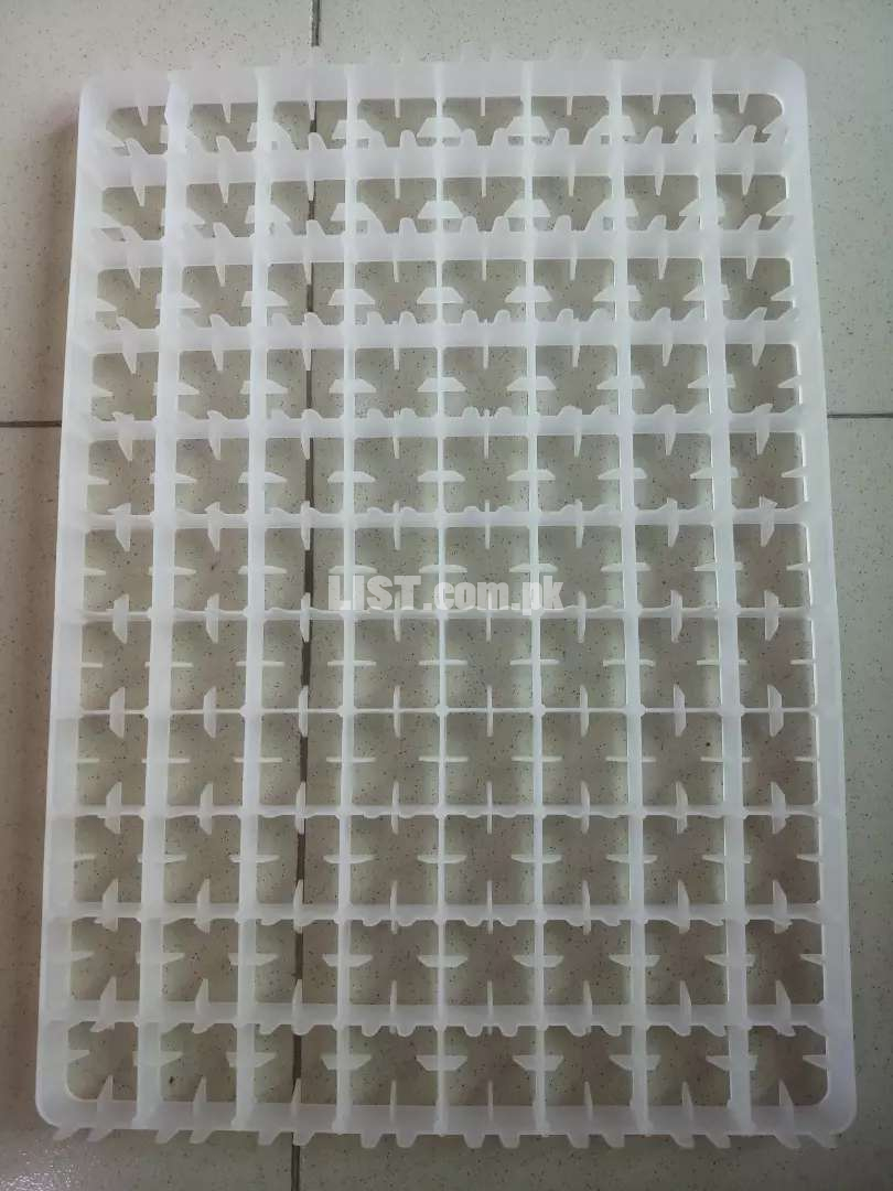 Chicken egg tray for industrial incubator