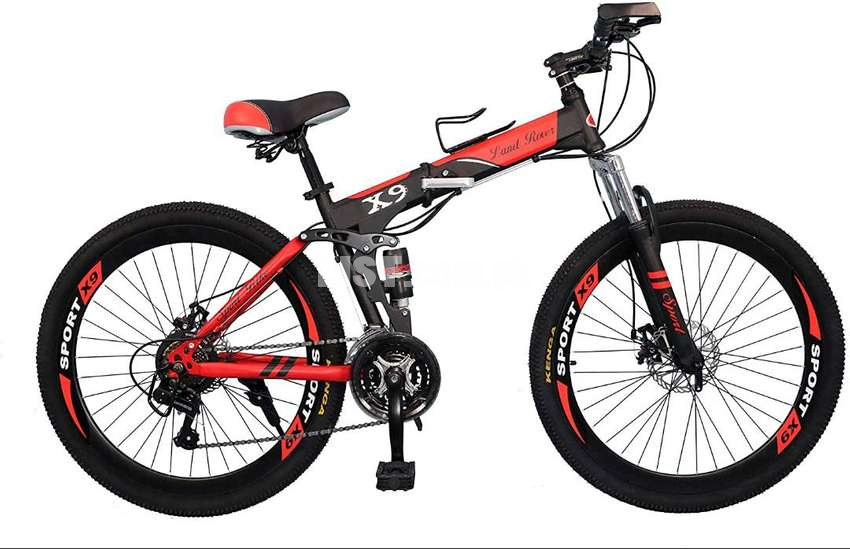 Foldable bicycle imported land rover