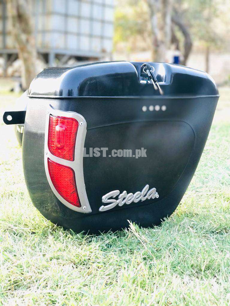 LED Luggage Box | Tourist Box | Side Box for Motorcycles