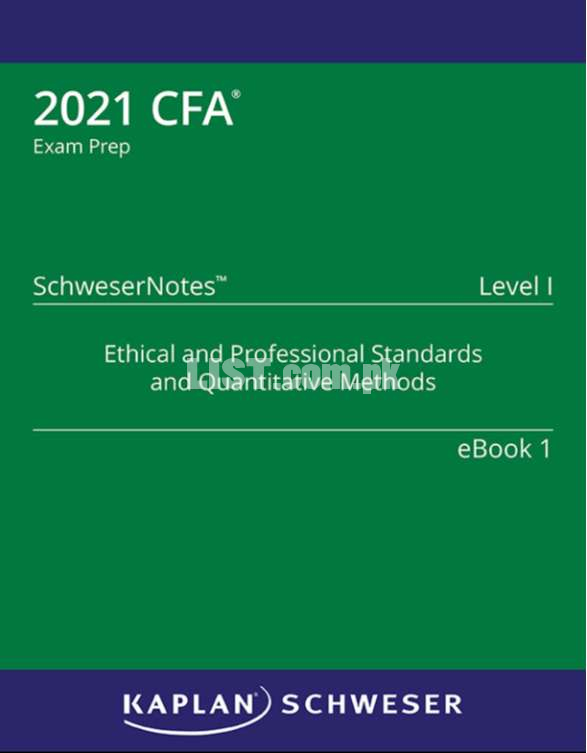 CFA Schweser 2021 ebooks available now.