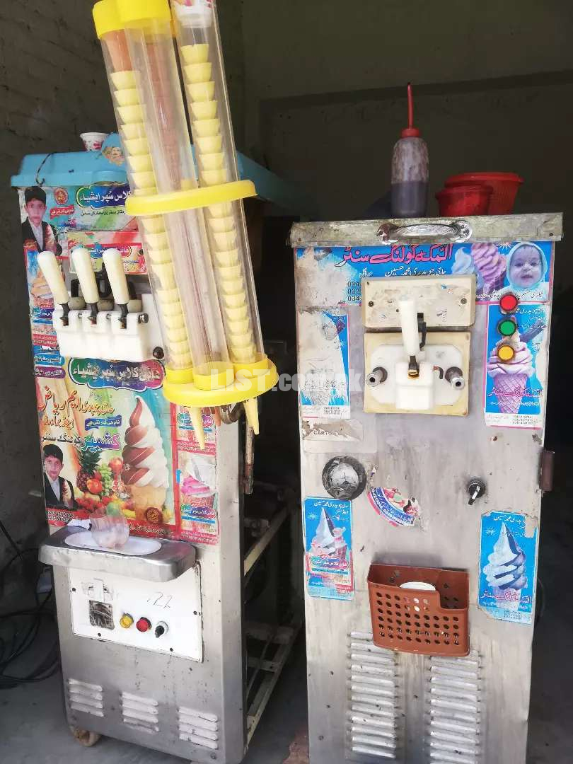 Running ice creams machine 2