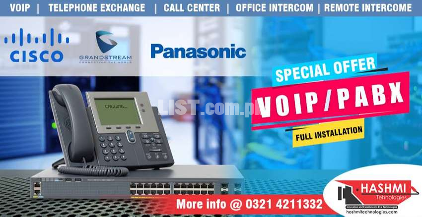 Telephone exchange PABX or VOIP