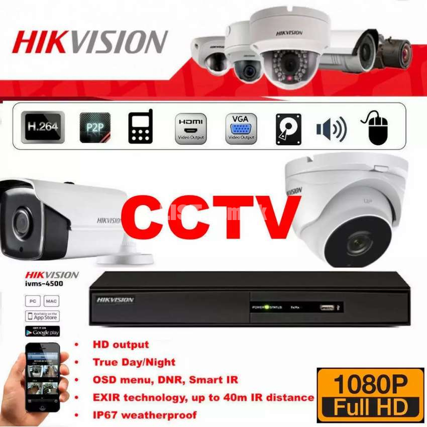 Cctv Camera Hd result 2mp Day Nightvision 1 Year Warranty Rs, 16500