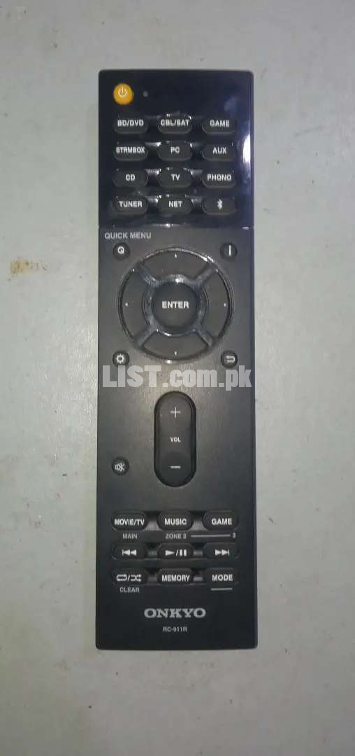 Onkyo genuine remote RC 911c for amplifiers