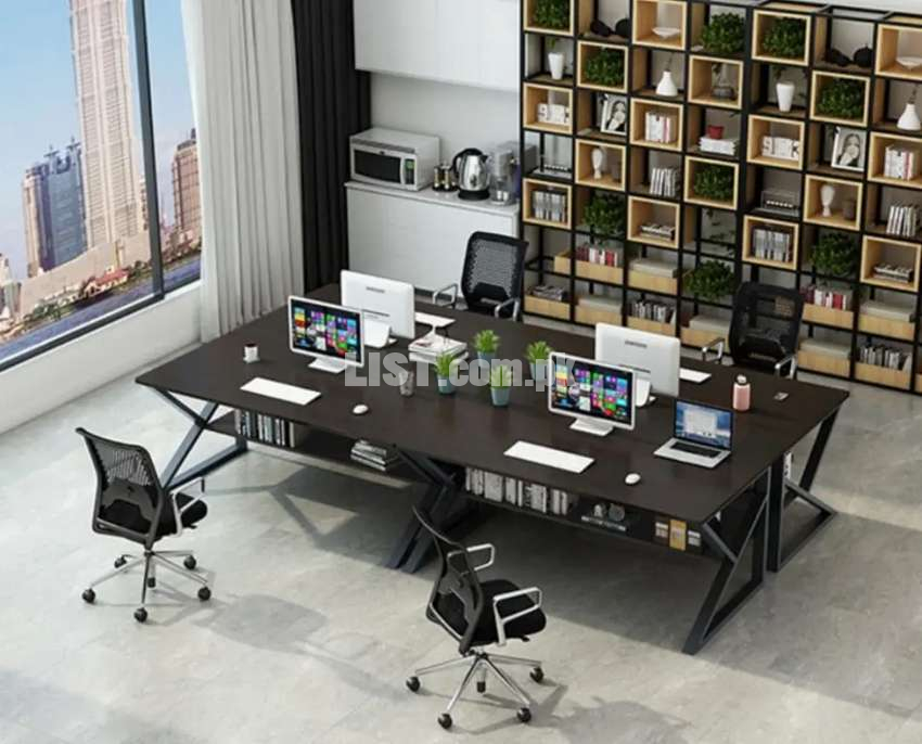 Pack of 4 Office table+Study table+Computer table