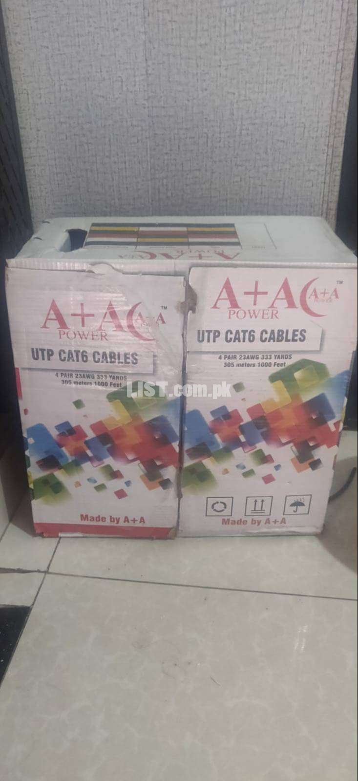 CAT6 Cable for network and IP cameras
