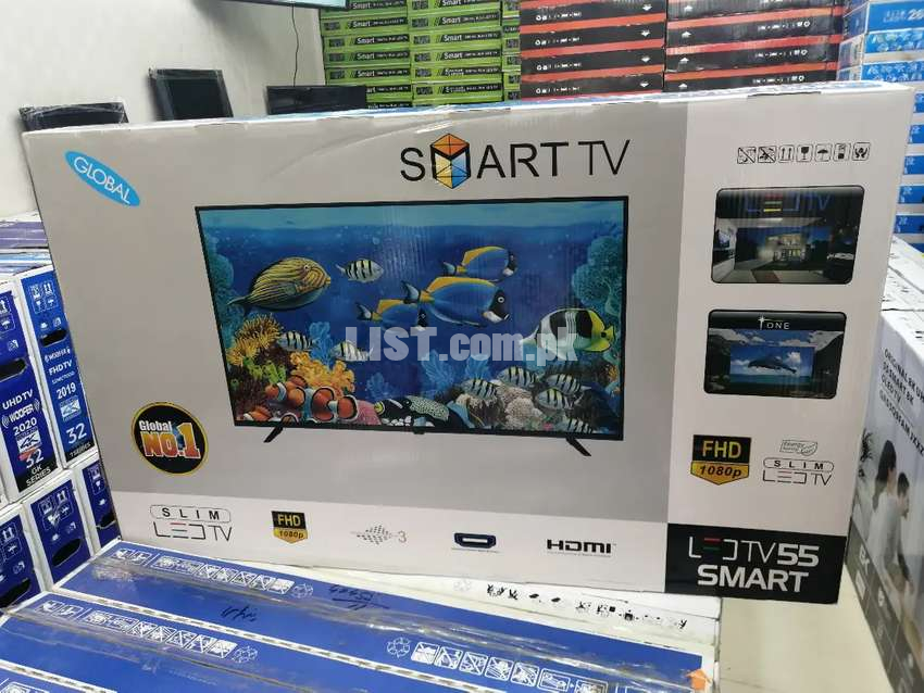 55inch Smart(wifi) (Android) 2 USB port 2 hdmi port