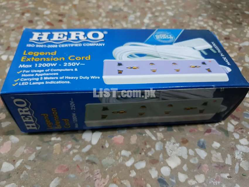 HERO Legend wire and Power Extension Lead.
