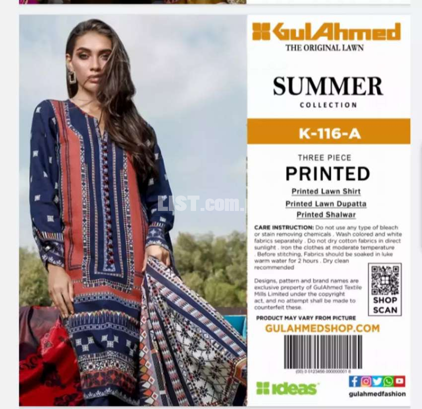 Gul Ahmed Summer digital