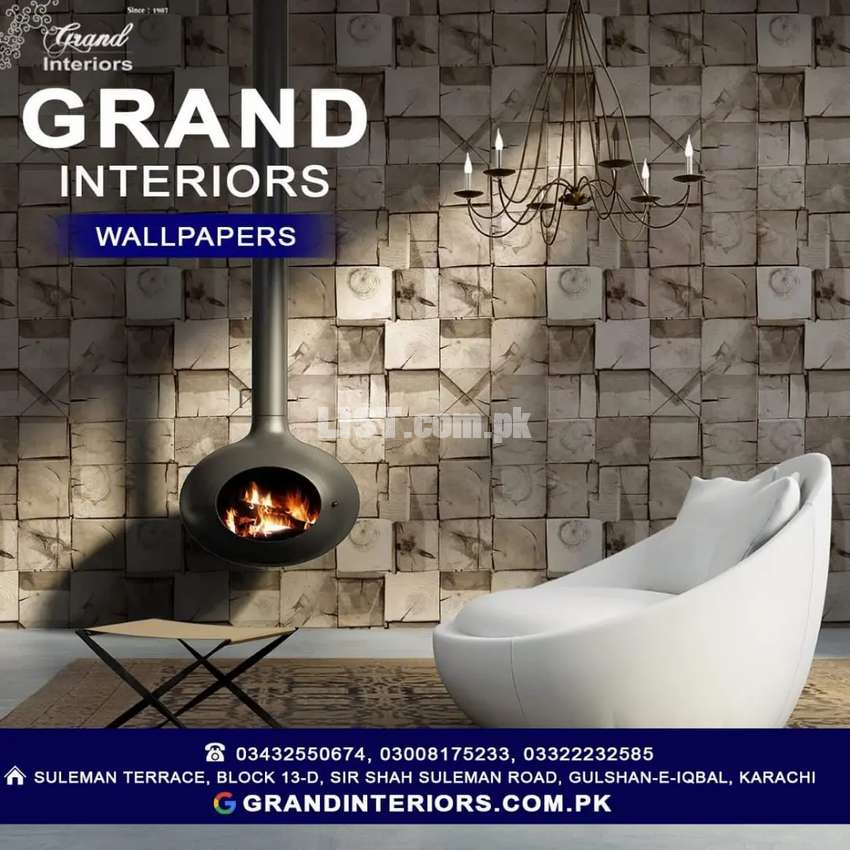 Wallpapers or wall pictures wall panels by Grand interiors