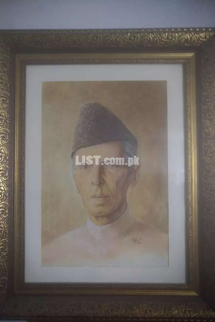 Quaid-e-Azam's Portrait.
