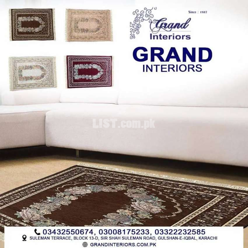 Get carpets in sale by Grand interiors