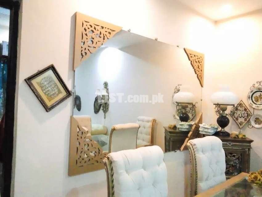 Wooden carved mirror