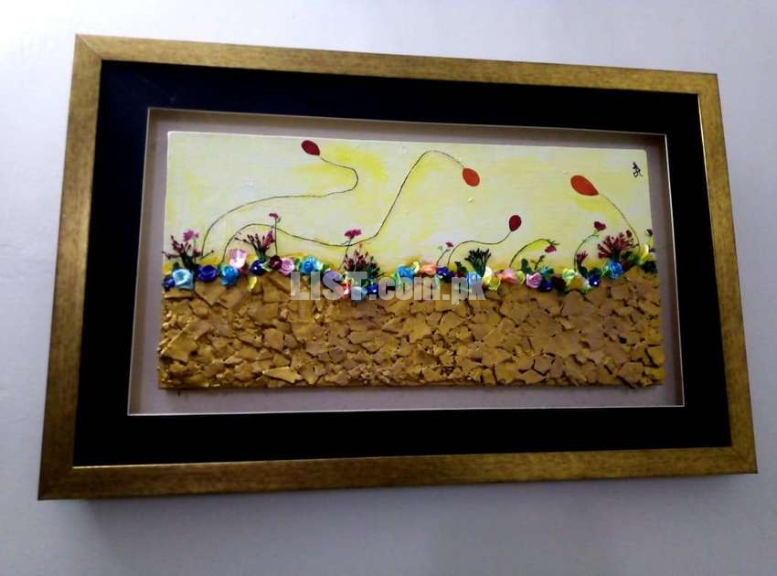 Artist made original Art - Reflection of Gold