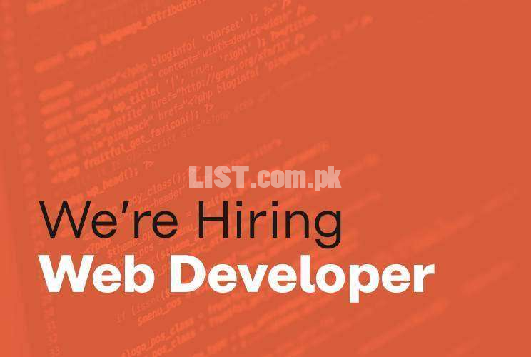 Website Developer Required for office based job