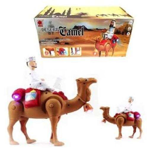 Desert Camel Arabian Toy for Children with Flash Lights Walking & Danc