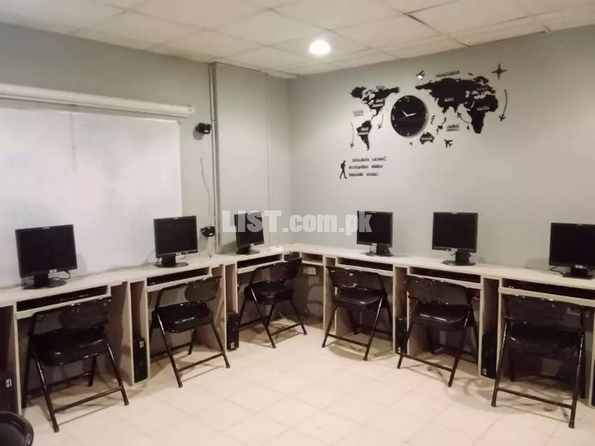 Office available for online work in morning/evening/night