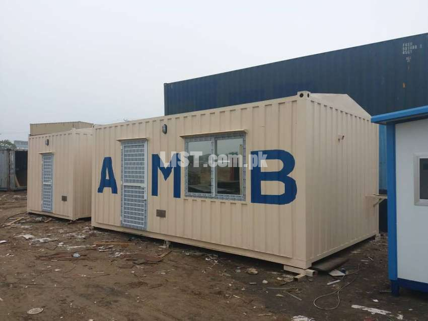 Shower container office  portable cabin prefab steel structure maker