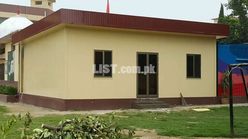bullet proof cabin prefab homes site office available for sale Lahore