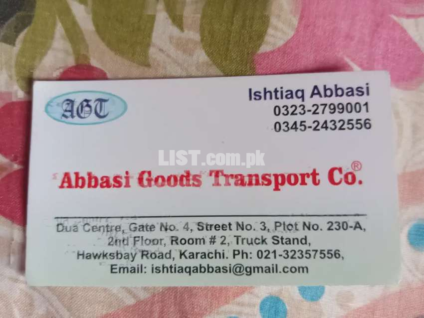 Abbasi goods transport co.