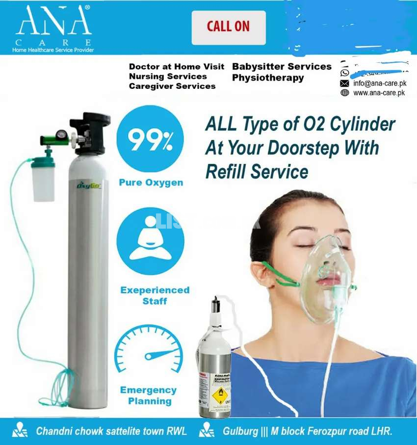 Oxygen Cylinder For Rent and Sale..