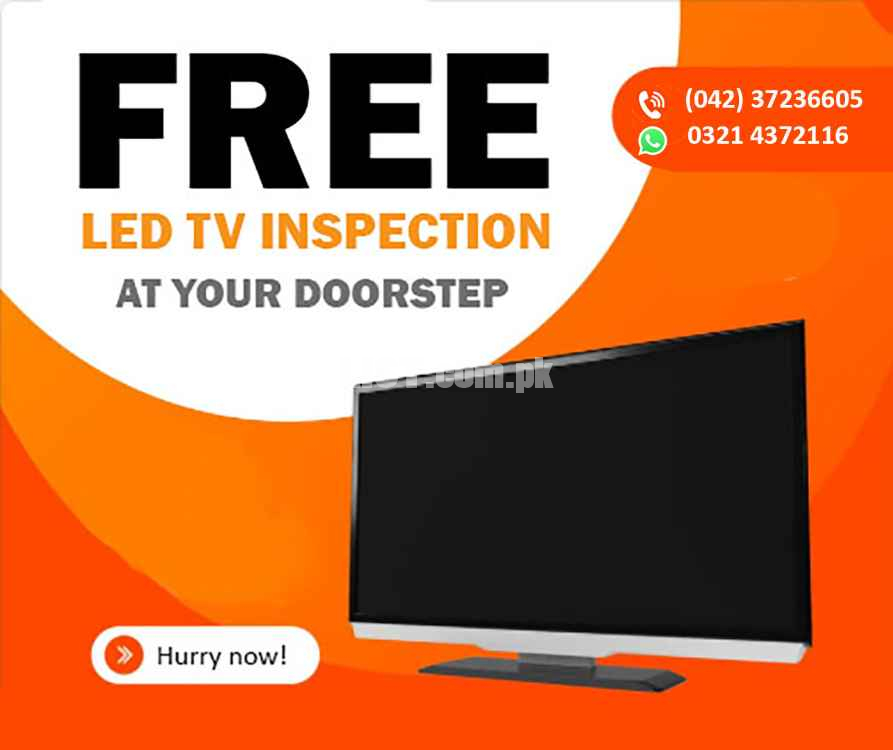 Free LED TV Inspection in Lahore