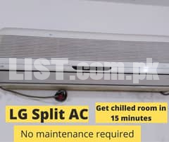 LG 0.75 Ton AC used - Chills room in 15 mins.