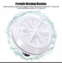 2 in 1 Portable Mini Washing Machine Ultrasonic Washer with USB