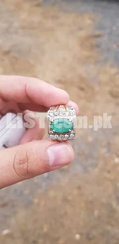 Branded Zamrod Panjsher Stone Chandi Ring For Men